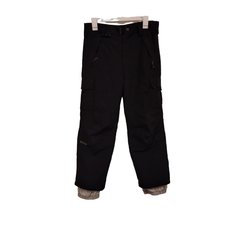 Turbine Youth Black‎ snow pants with grey lining